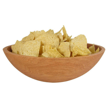 15 Inch Red Oak Wooden Bowl Bowls American Farmhouse Bowls